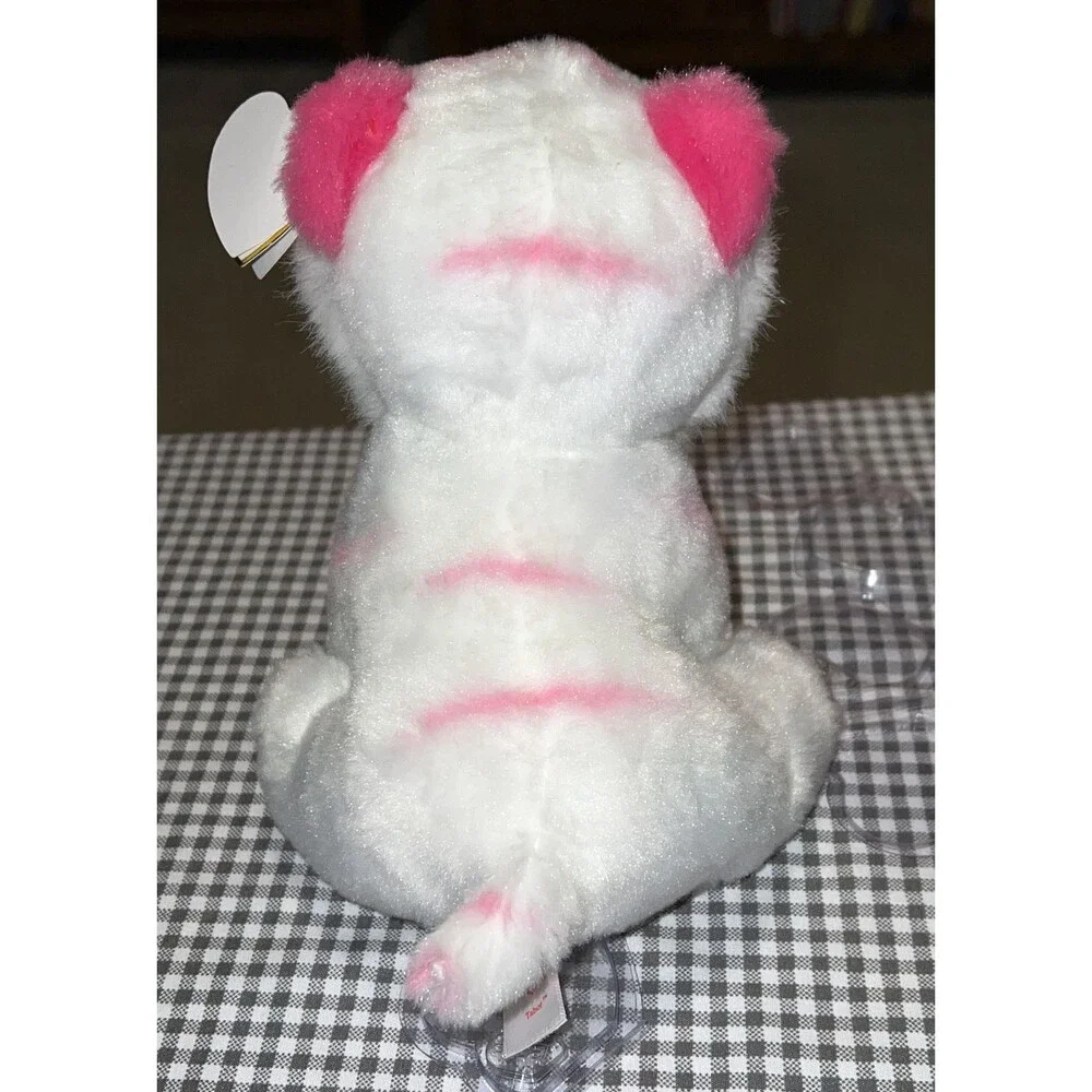 Ty Beanie Baby - TABOR the Pink & White Tiger (6 Inch) NEW MINT with MINT TAGS